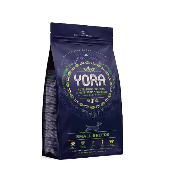 Yora Single Insect Protein - Top Complete Formula for Small Adult Dog Food 