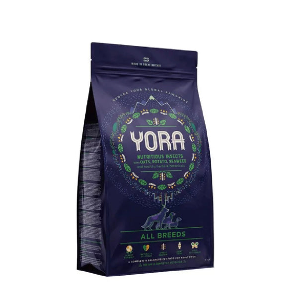 Yora Single Insect Protein - Top Complete Formula for Whole Dog Food 