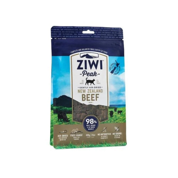 Mild air-dried beef cat food