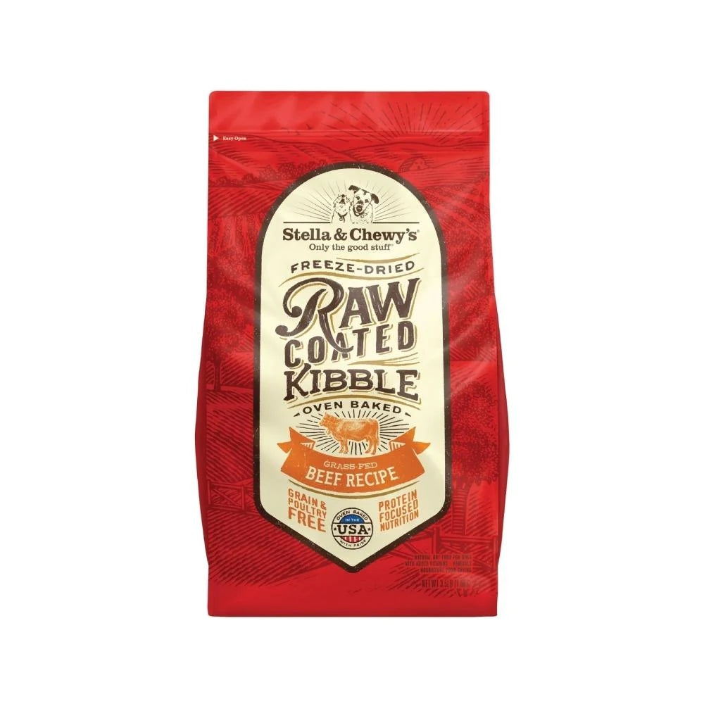 Freeze-dried raw meat outer layer low-temperature roasted grass-fed beef formula dry dog ​​food